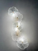 French Glass Wall Lamp Cream Style Modern Simple Living Room Corridor Bedside Aisle Entrance Bedroom Restaurant Wall Light by Ljojo