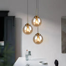 Italian Designer Glass Ball Led Ceiling Lamp - Modern Indoor Lighting by Ljojo