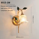 French Pastoral Flower Wall Lamp LED Sconces by Ljojo | Creative Living Room Bedroom Home Decor