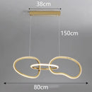 Modern LED Pendant Light for Living Room Dining Kitchen - Ljojo Luxe Chandelier