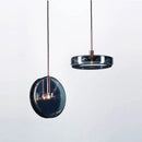 Ljojo Modern Dark Blue Glass Chandelier Pendant Light Nordic Design for Dining Room