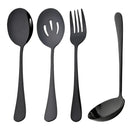 Ljojo Mirror Gold Stainless Steel Flatware Set - 4Pcs Dinnerware Cutlery Kit