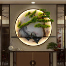 Ljojo 3D Chinese Landscape Wall Lamp for Home Living and Study