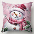 Cute Snowman Santa Claus Pillowcase by Ljojo - Home Decoration