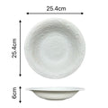 Ljojo Matte Ceramic Deep Plate Set - Restaurant Quality Tableware