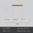 Modern Gold LED Pendant Lamp with Remote Control for Dining Room Kitchen - Ljojo