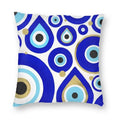 Evil Eye Black Art Cushion Cover Mystery Spirit Pillowcase by Ljojo