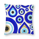 Evil Eye Black Art Cushion Cover Mystery Spirit Pillowcase by Ljojo