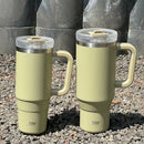 Ljojo 40oz Tumbler Cup Stainless Steel Insulated Coffee Mug with Straw