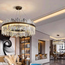 Ljojo Luxury Crystal Living Room Chandelier Modern Pendant Light Indoor Lighting