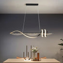 Ljojo Modern Fishing Line Chandelier LED Pendant Light Stylish Dining Room Fixture