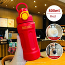Ljojo 316 Stainless Steel Insulated Straw Cup - Large Capacity, Portable, High-Value Outdoors