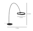 Modern LED Ring Fishing Floor Lamp for Home Decor Luxury Designer Lighting by Ljojo