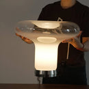 French Cream Style Jellyfish Glass Mushroom Table Lamp Creative LED Modern Home Decoration Ljojo
