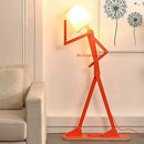 LED Humanoid Puppet Floor Light for Cartoon Bedroom Decor by Ljojo