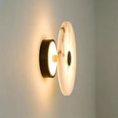 Marble LED Wall Light Natural Stone Sconce for Living Room by Ljojo