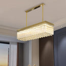 Ljojo Luxury Crystal Chandelier Pendant Light for Living Room and Dining Room