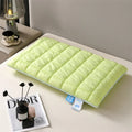 Ljojo Memory Pillow with Removable Quilted Pillowcase - Grey