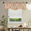 Ljojo Luxury Jacquard Weave Valance Curtain for Home Decoration