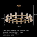 Vintage Living Room LED Pendant Light Crystal Lamp Brass/chromium/black Metal Dining Room Atmosphere Lighting by Ljojo
