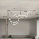 Ljojo Silicone Pendant Light Chandelier Nordic Modern Art LED Lamp Dining Room Bar Hall