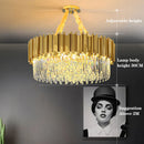 Ljojo Luxury Crystal LED Ceiling Chandelier for Living Room and Restaurant