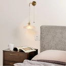 Ljojo LED Wall Lights Bar Clear Glass Bedside Lamp Stair Light Fixtures