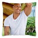 Dwayne Johnson Rock Face Cushion Cover for Sofa by Ljojo - Home Decor Pillowcase