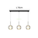 Nordic Glass Bubble LED Pendant Lights Chandeliers for Living Room by Ljojo