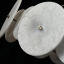 Ljojo Marble Pendant Light with Gold Brass Finish for Home, Hotel, and Bar Decor