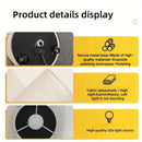 LED European Style Cloth Covered Desk Lamp with USB Switch Control | Nordic Bedroom Table Light by Ljojo