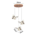 Crystal Butterfly Pendant LED Lamp for Bedroom Decor by Ljojo - Elegant Indoor Lighting Fixtures