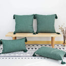 Ljojo Linen Pillow Covers 45x45cm Super Soft Decorative Cushion for Living Room