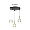Nordic LED Glass Bubble Chandelier - Minimalist Room Decor by Ljojo