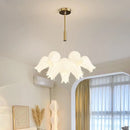 Creamy White Floral Pendant Light Fixture | Elegant and Romantic for Living Room | Ljojo
