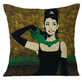 Audrey Hepburn Plush Cushion Cover by Ljojo - Home Decor Sofa Pillow Cover