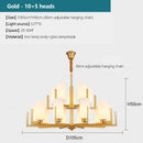 LED Chandelier Pendant Light Modern Nordic Retro Dining Room Decor Ljojo