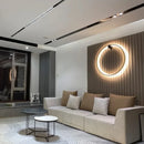 Ljojo LED Circular Wall Lamp - Modern Minimalist Bedroom Lighting Fixutre