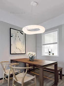 Ljojo Acrylic Donut LED Chandelier Pendant Light - Nordic Creative Style for Living Room Bedroom