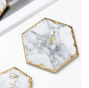 Ljojo Marble Coaster Set for Table Decoration