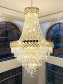 Ljojo Luxury Crystal Chandelier for Home Decor and Hotel Staircase