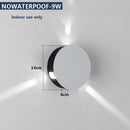 Ljojo LED Wall Lamp Modern Star Cross Design Bedroom Living Room Light