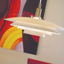Mid Century Pendant Light Adjustable Gradient White Red Fixture Chandeliers for Dining Kitchen by Ljojo