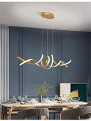 Modern LED Pendant Light Minimalist Design Chandelier for Dining Living Kitchen by Ljojo