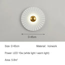 Ljojo Modern Led Wall Light Nordic Creative Color Living Room Iron Wall Lamp