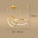 Ljojo LED Pendant Light Chandeliers for Living Room - Modern Indoor Lighting