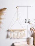 Ljojo™ Macrame Floating Wall Shelf for Modern Home Decor