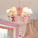 Pink Cradle Shaped LED Pendant Light Chandelier for Children's Bedroom by Ljojo