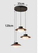 Ljojo LED Staircase Chandeliers - Modern Home Decor Pendant Light for Living Room