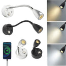 Ljojo 12V 24V LED Lights with USB Charger, Touch Control Switch for Vehicle